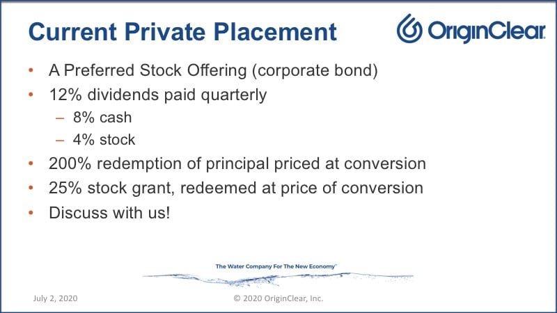 2020702 slide - current private placement